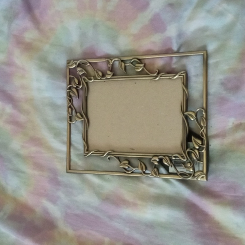 Brass table top picture frame